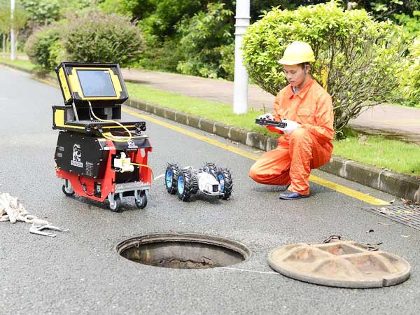 九湖镇管道机器人检测